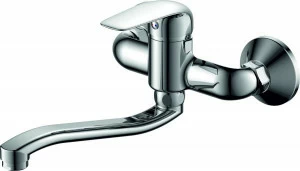 Смеситель для кухни Rush Fiji FI1835-28 настенный с поворотным изливом, хром