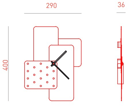 Giacopini Настенные металлические часы  Clk-wll  - Вид №3