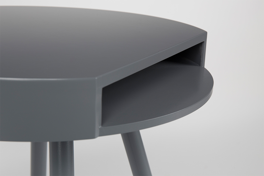 Стол журнальный Hide & Seek серый Zuiver 2300078 - Вид №2