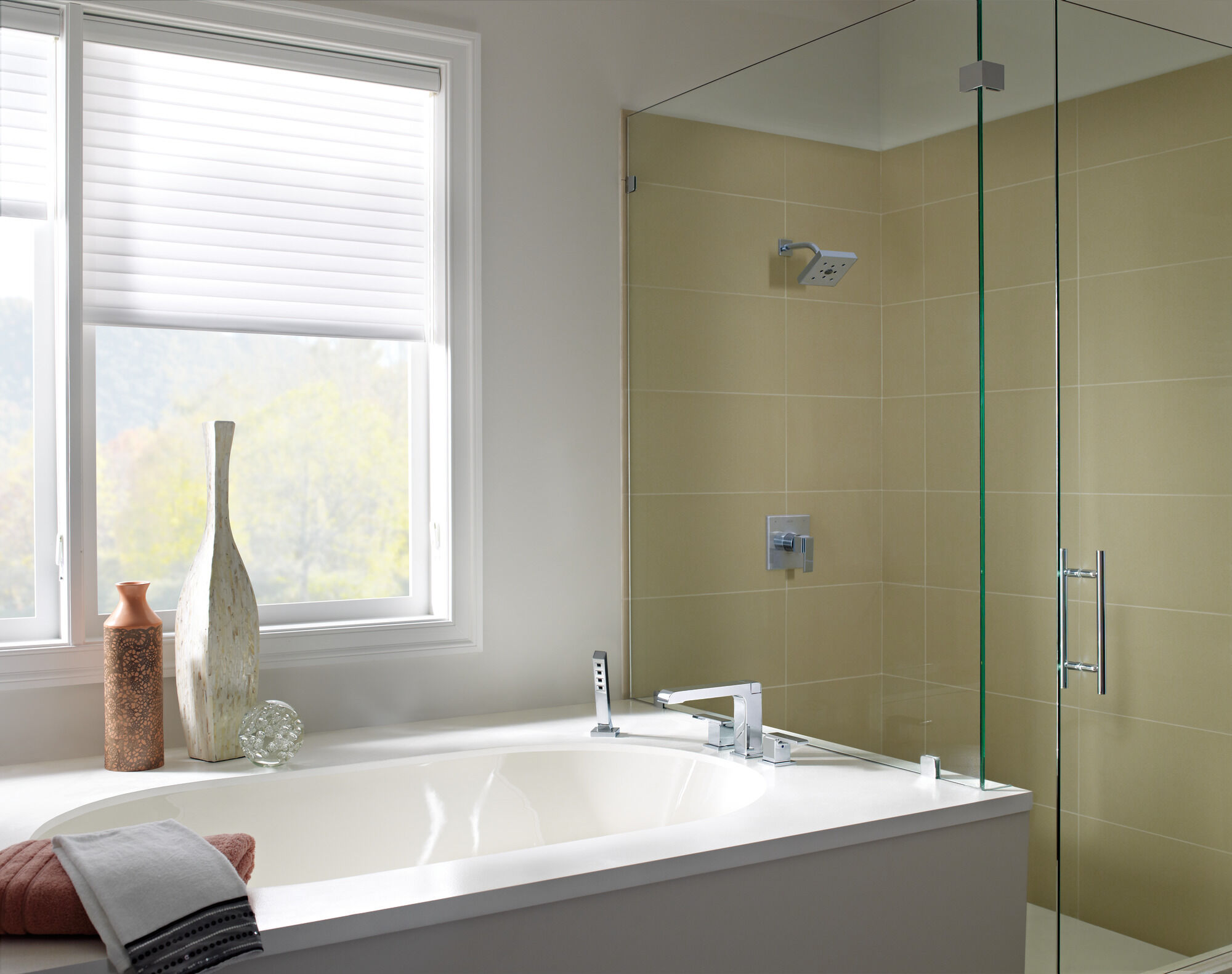 T4767-SS Римская ванна с ручным душем Delta Faucet Ara Нержавеющая сталь - Вид №3