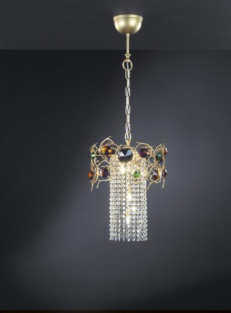 Serip Галогенный подвесной светильник с кристаллами Diamond Ct 3249/4 - Вид №1