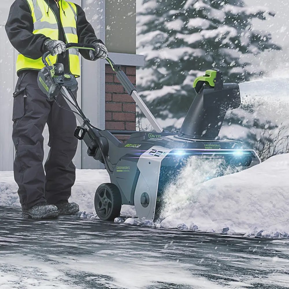 Аккумуляторный снегоуборщик Greenworks 82SN22 с бесщеточным двигателем 83615589 STLM-0950394 - Вид №8
