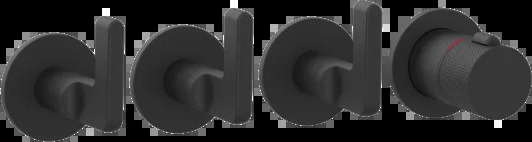 Смеситель для душа 58336 299 Gessi Inciso МАТОВО-ЧЕРНЫЙ