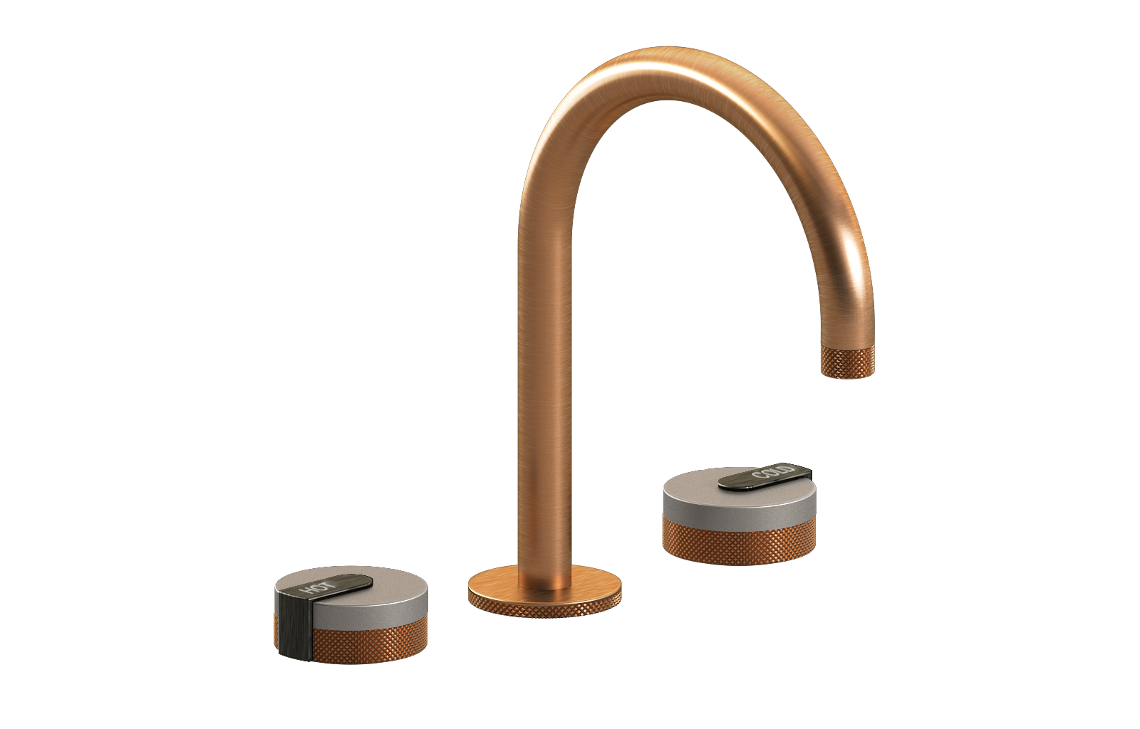 E-11512-R1SN-L1BOX-BRG Смеситель для умывальника на 3 отвертия GRAFF MOD+