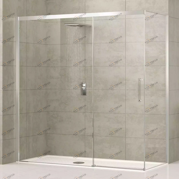 Душевой уголок 120x90 ROSE ROSSE PH+F Novellini ROSE ROSSE с серебристым профилем ROSEPH1171BROSEFH881B