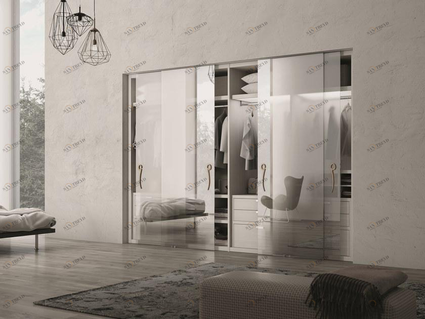 FOA Раздвижная стеклянная дверь с ручкой elvira Space sun-id-1465557
