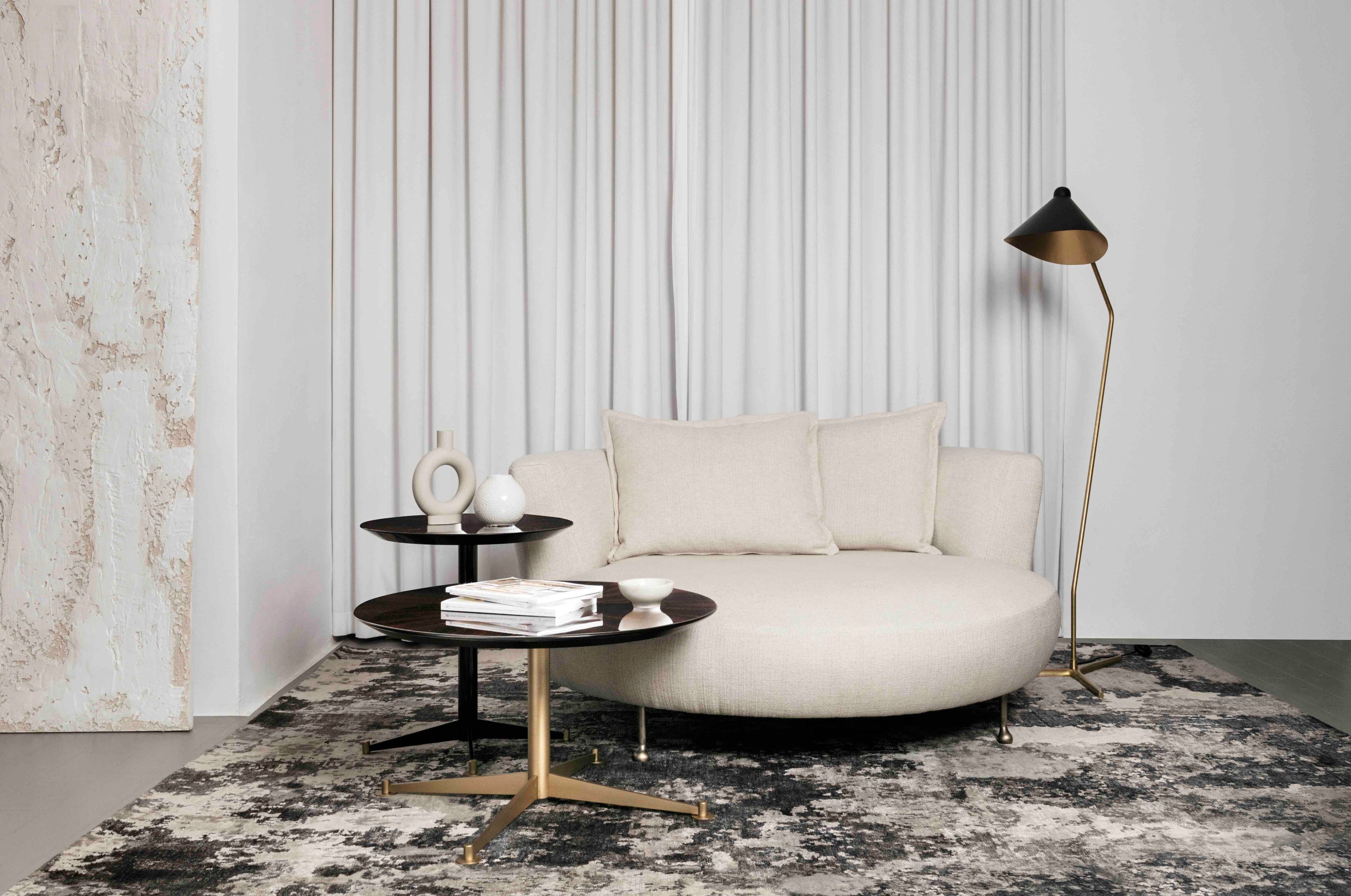 Круглый деревянный журнальный столик DOM EDIZIONI FILIPPO COFFEE ARCH-00049468 - Вид №1