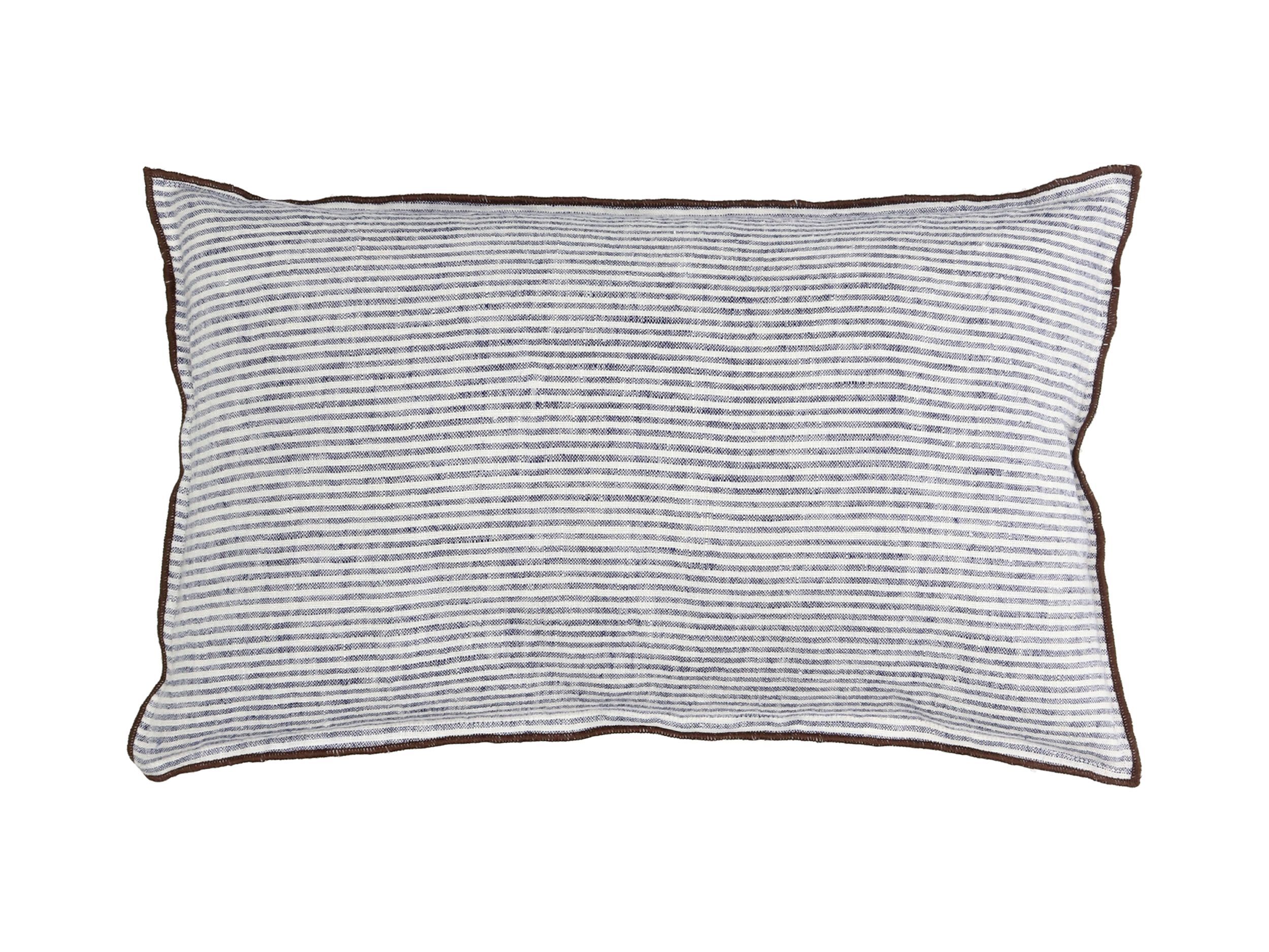 Льняная полосатая прямоугольная подушка POMAX Cirque Magique ARCH-00033573