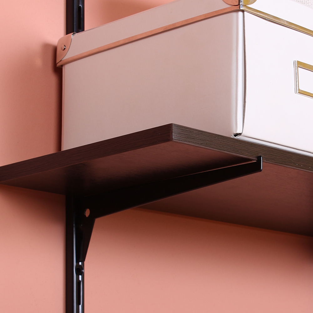 Кронштейн к стеновым стойкам , 415x6x70 мм, черный LJPS0534 Public Steel Россия  - Вид №1