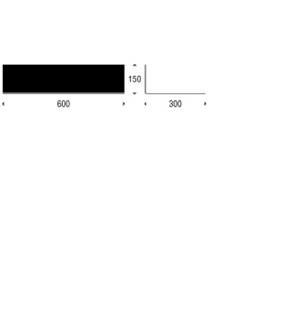 FROST Полка 4023 15x30x60cм » чёрная Алюминий Черный U4023-B  - Вид №3