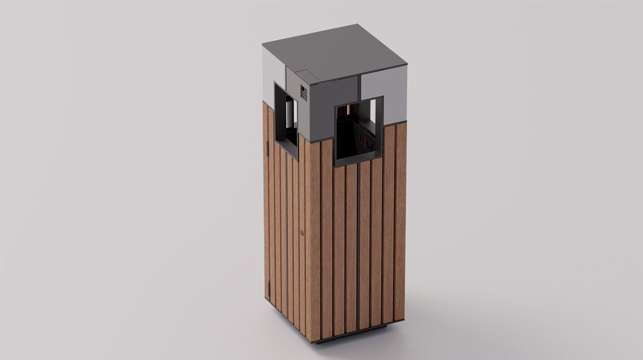 Деревянная корзина для мусора DIMCAR TARGET ARCH-00107168 - Вид №1