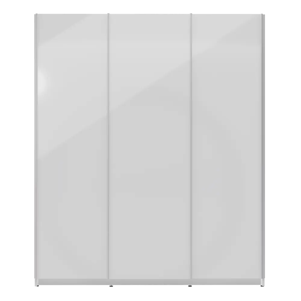 Шкаф-купе Турин Комфорт с 3 дверями 180x213x65 см ЛДСП цвет белый Santreyd STLM-2003022 - Вид №3