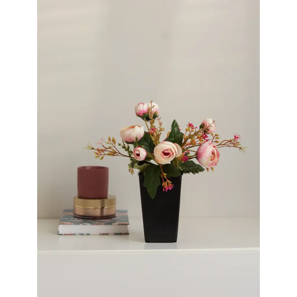 89356240 Искусственное растение в горшке камелия h30 см цвет розовый STLM-0949621 Santreyd  - Вид №5