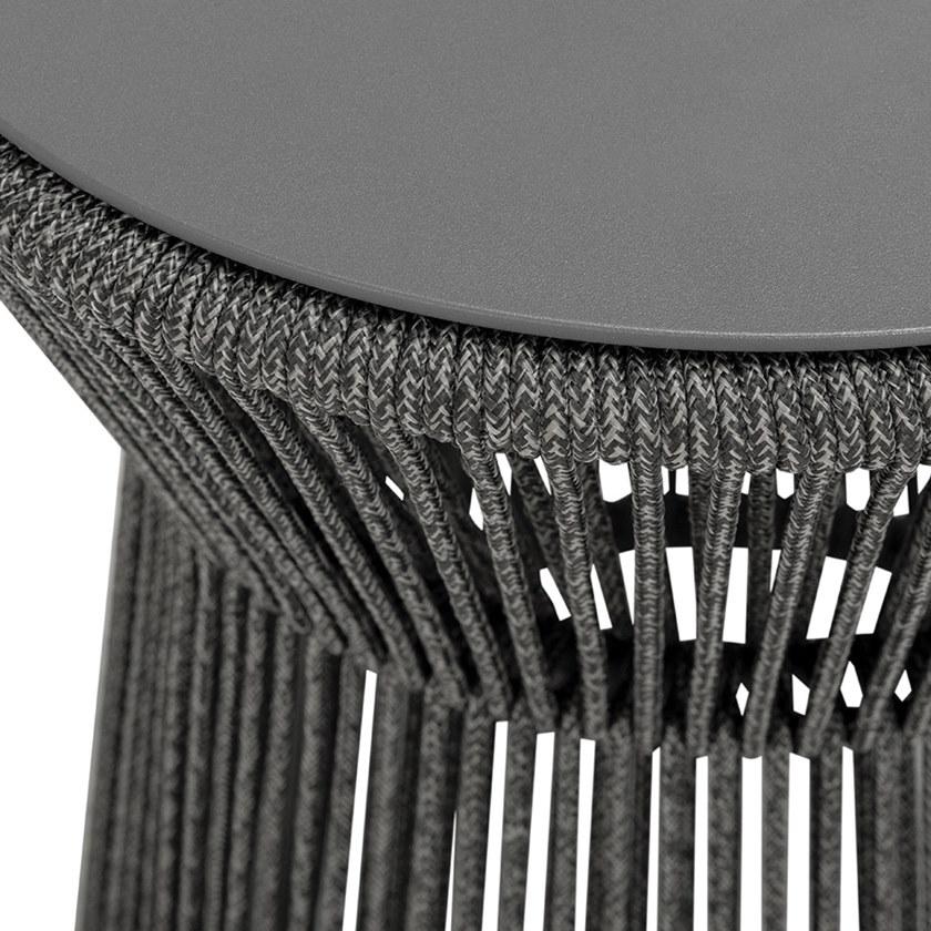 JANUS et Cie Круглый сервисный стол из морского троса и алюминия Knot sun-id-1355724 - Вид №2