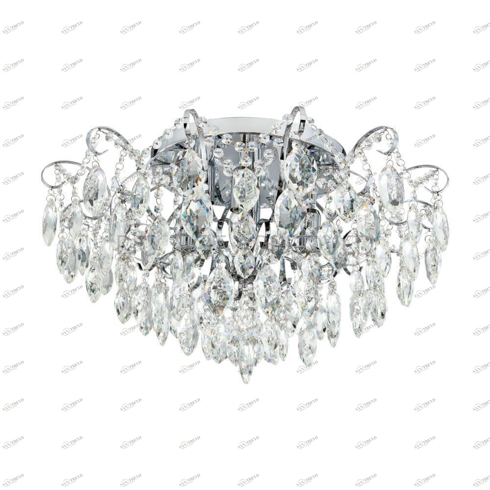 Потолочная люстра Eglo Fenoullet 39521 EGLO ДИЗАЙНЕРСКИЕ, FENOULLET 00-3887941 Прозрачный;хром 