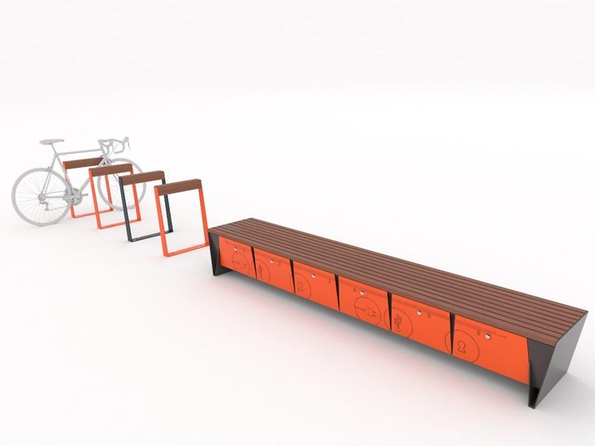 mmcité1 Скамья с USB-разъемом без спинки Blocq sun-id-1356249 - Вид №7