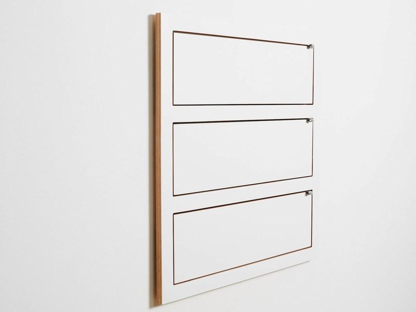 AMBIVALENZ Книжный шкаф офисный из фанеры Fläpps shelf 80×80-3 Fl080002 - Вид №2