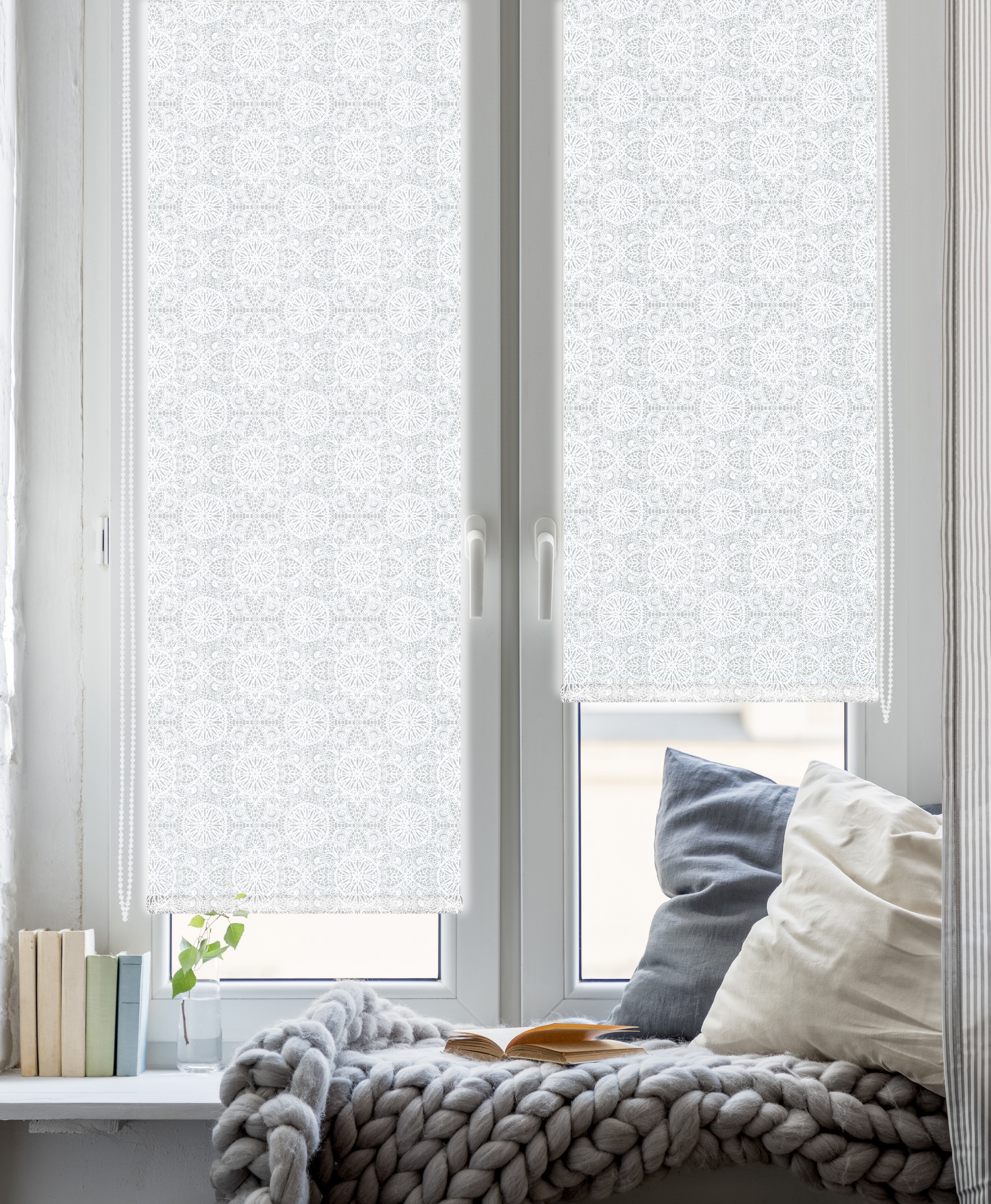Рулонная штора GARDEN Neo Classic с орнаментом Мандала 160×175 см 82934345 STLM-0038129 - Вид №6