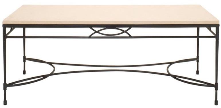 JANUS et Cie Прямоугольный журнальный столик из смолы и нержавеющей стали Amalfi sun-id-1417811 - Вид №1