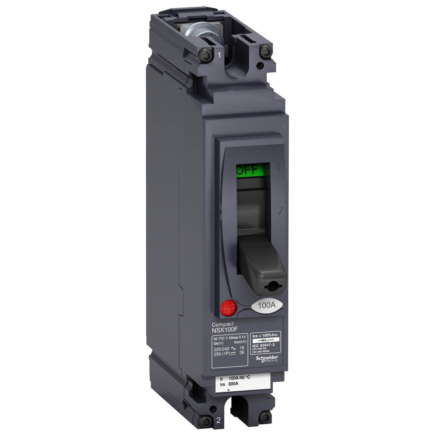 LV438565 Силовой автомат NSX, 36кА, 1P, 30А Schneider Electric Compact 