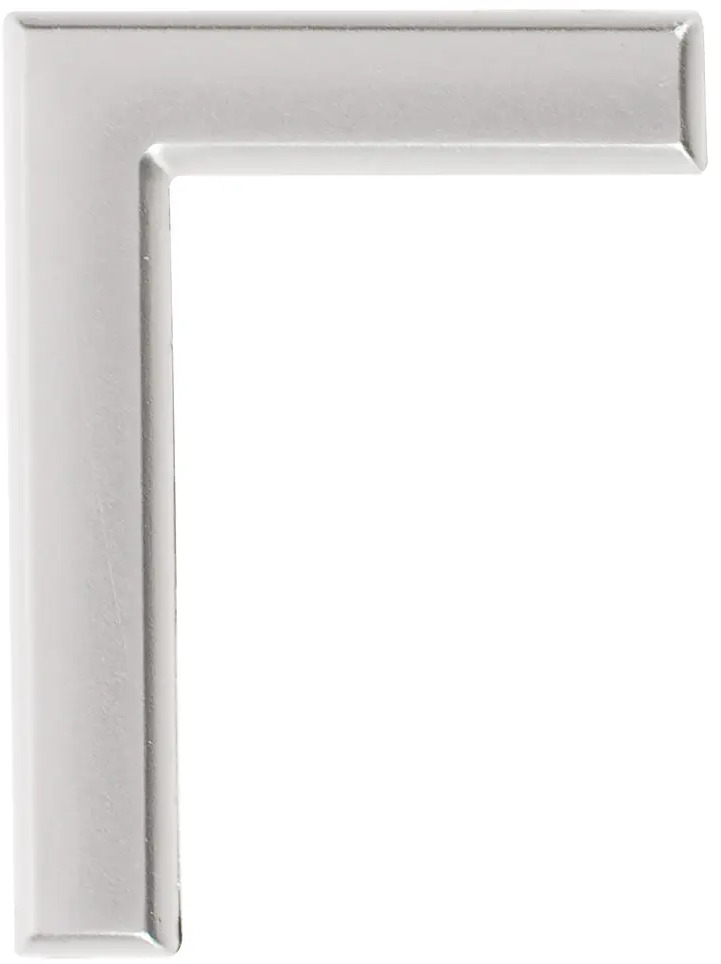 Самоклеящаяся буква «Г» LARVIJ в стиле хром для интерьера 18284558