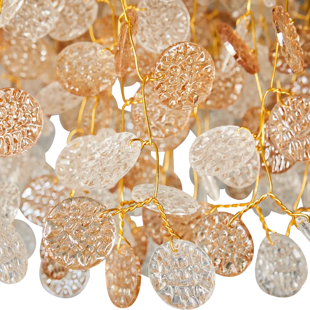 Люстра потолочная Арман 6 ламп 12 м² цвет золотистый DE CITY STLM-2060448 - Вид №6