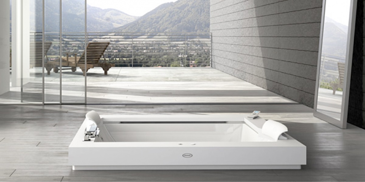 Ванна встроенная с гидромассажем Aura Plus 9443-730 Jacuzzi 9443730 - Вид №1