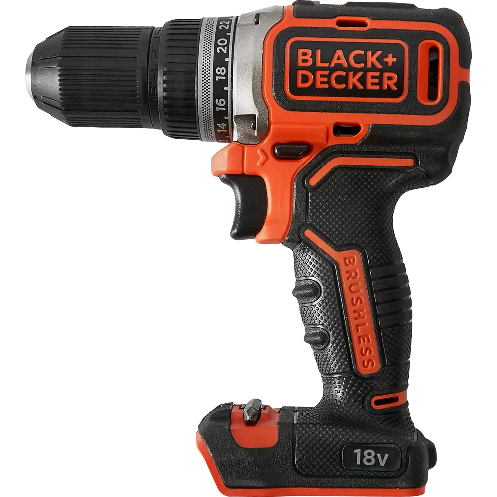 Дрель-шуруповерт аккумуляторная бесщеточная Black&Decker BL186N-XJ, 18 В без АКБ и ЗУ 82729968 STLM-2113075 BLACK + DECKER  - Вид №1