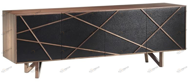 ENNE Буфет из лакированной древесины с распашными дверцами sun-id-1397544