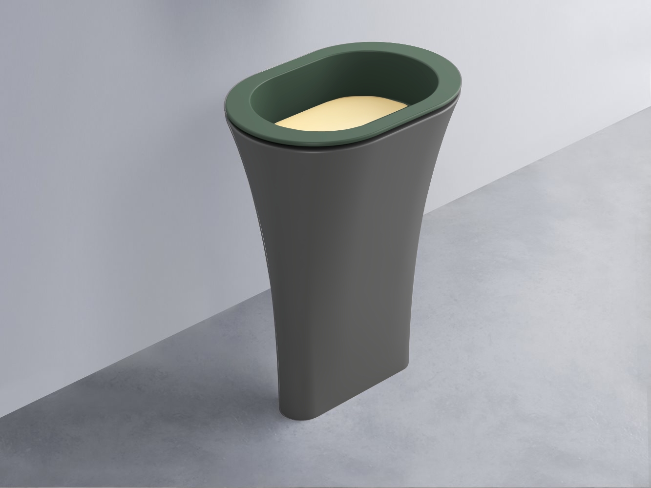 AMLA65-MU+AMPILO-CN+AMCOLO-CM Раковина Amedeo Ovale отдельностоящая cielo Enjoy + Amedeo Ceramica Cielo