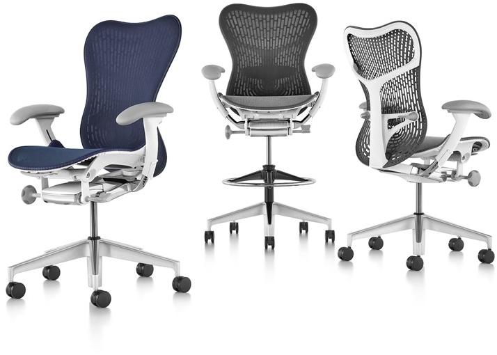 Herman Miller Эргономичный поворотный офисный стул из ткани бабочки Mirra 2 sun-id-1387482 - Вид №6