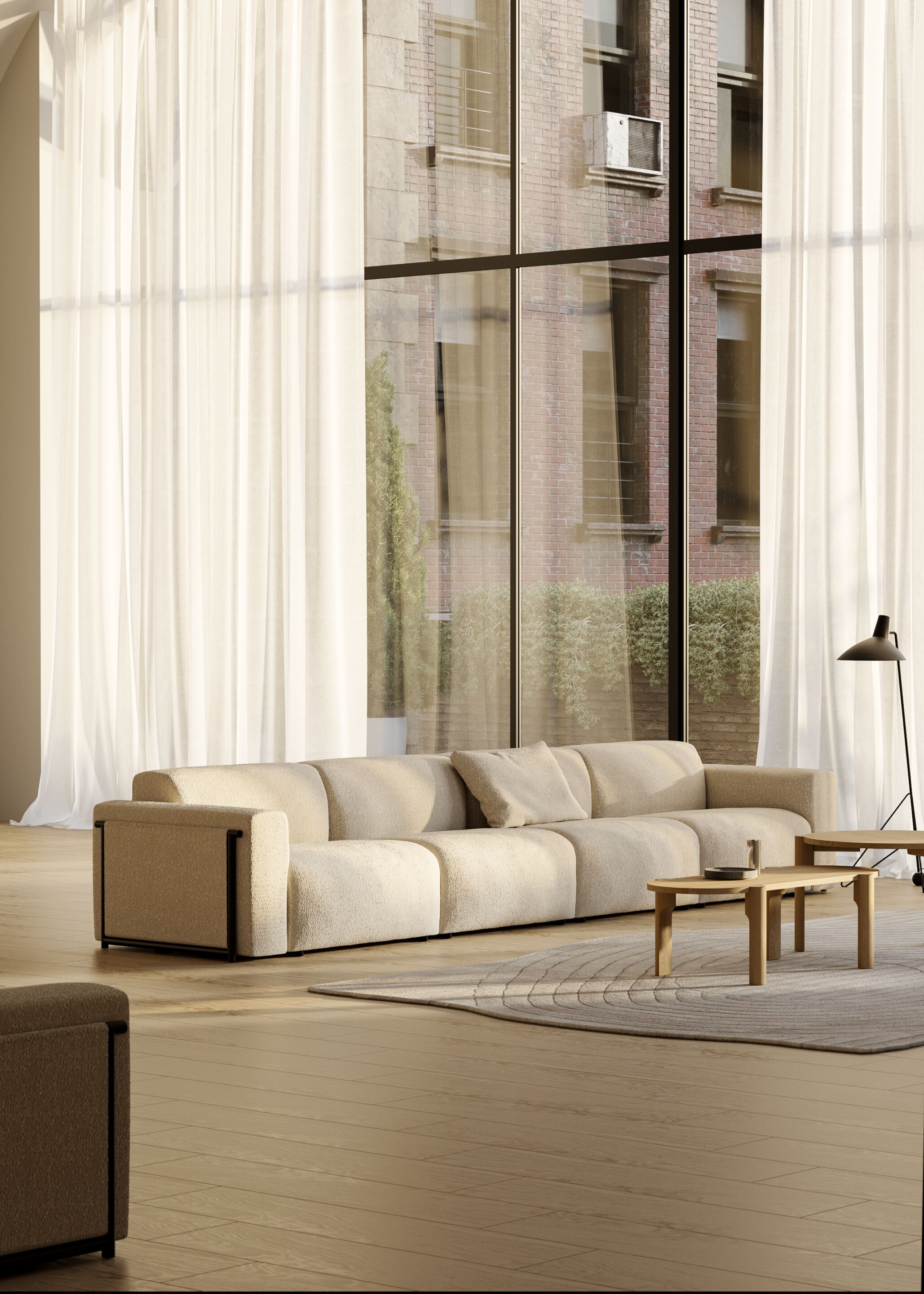 Модульный тканевый диван Omelette Editions Savoye ARCH-00126393 - Вид №2