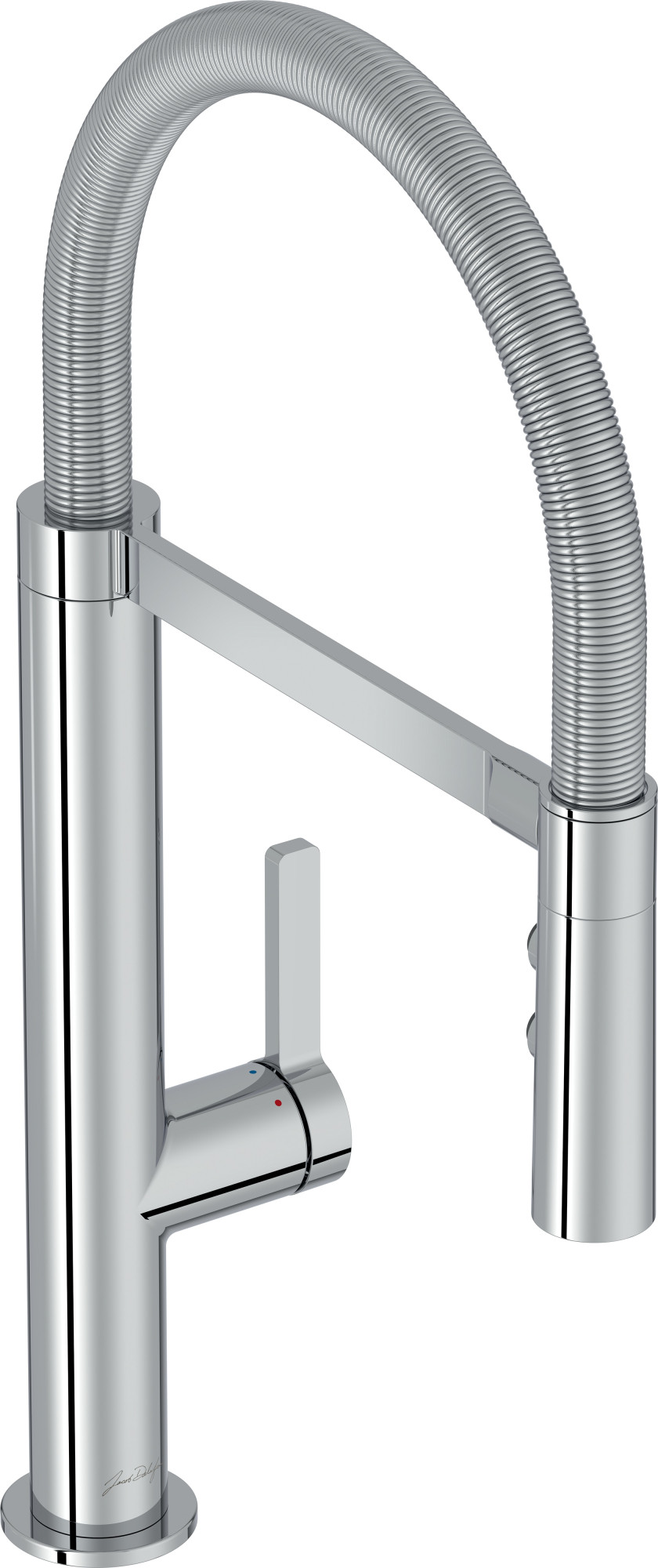 E23310-CP Однорычажный смеситель для кухонной мойки JACOB DELAFON SPIRALE
