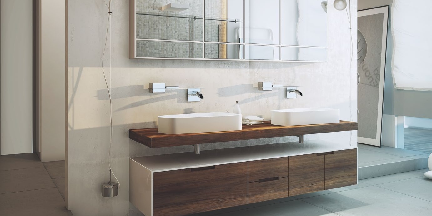 Moma Design Столешница под раковину 1800 Top 55 шпон палисандр TWP0955180PA - Вид №1