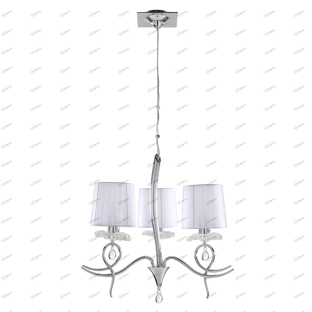 Подвесная люстра Mantra Louise 5273 MANTRA ДИЗАЙНЕРСКИЕ, LOUISE 057630 Белый 