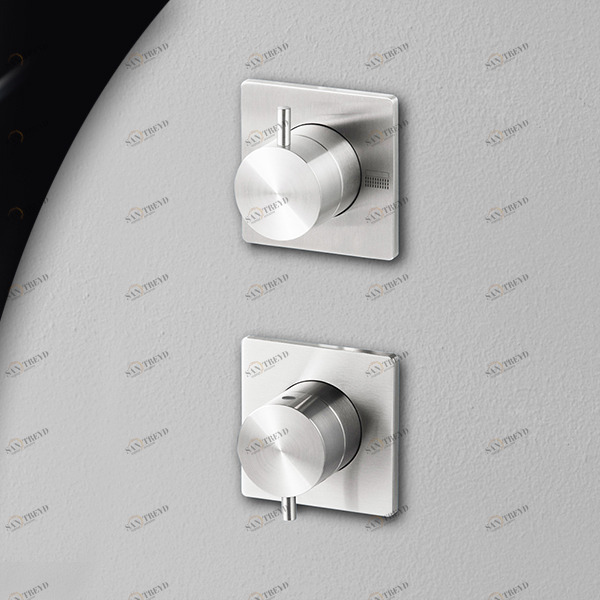 Смеситель для душа сталь глянцевая Aico Radomonte AIC5L