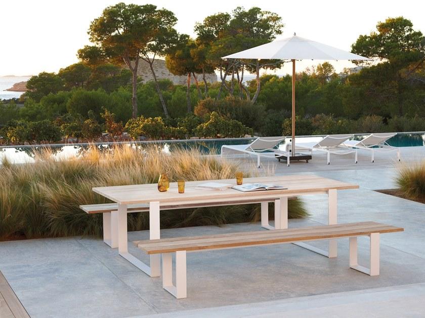 MANUTTI Садовая скамейка из тика Prato sun-id-1349924 - Вид №4