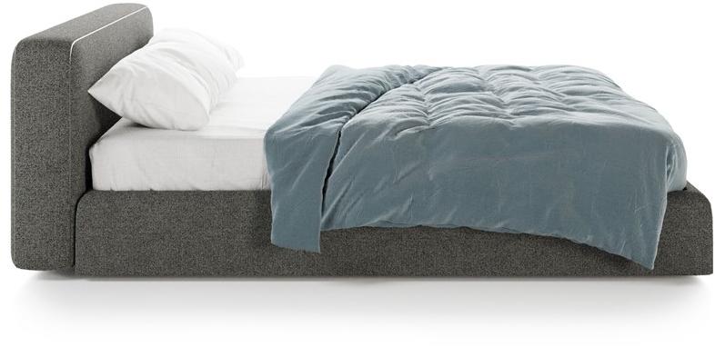 Liu Jo Living Collection Двуспальная кровать из ткани с мягким изголовьем Urban fan Crs - Вид №7