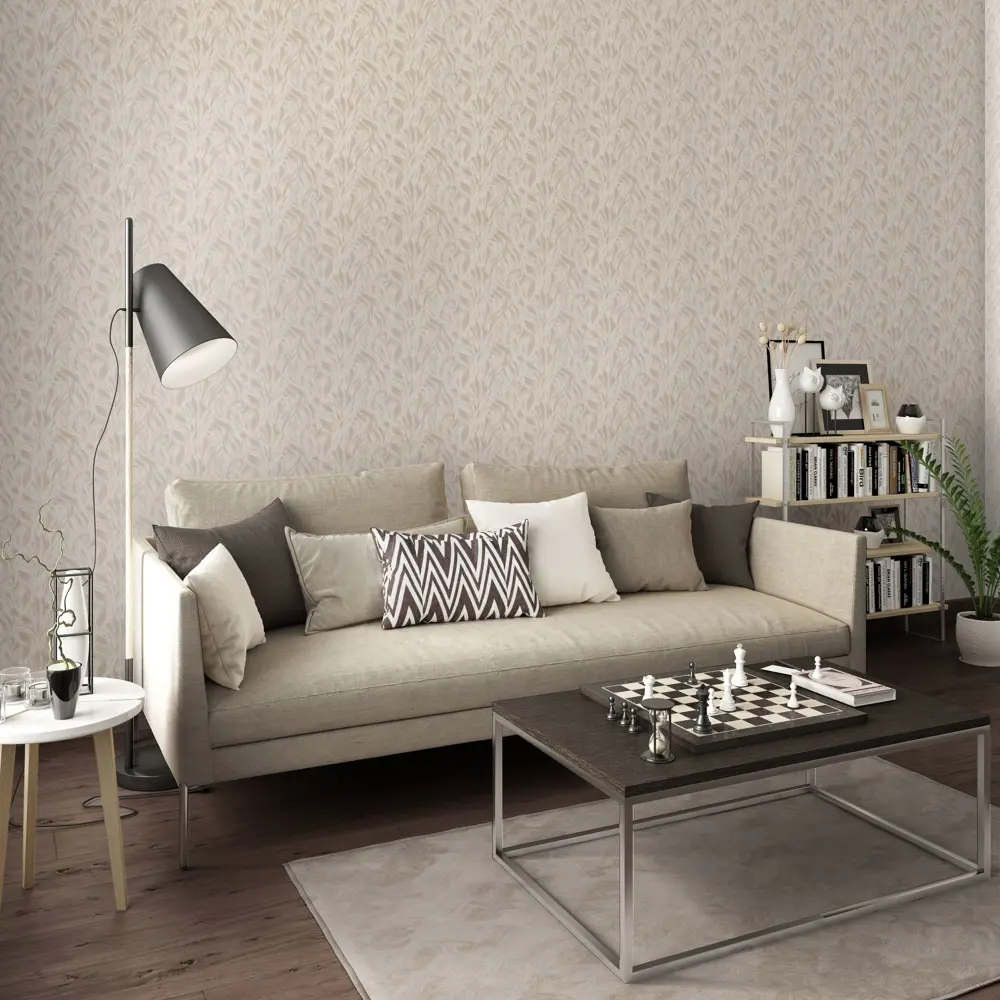 Обои флизелиновые Home Color Flame бежевые 1.06 м 362-12 15831042 STLM-2103803 - Вид №3