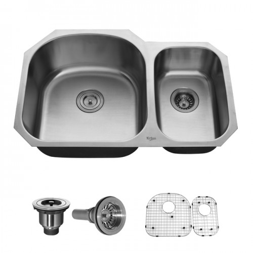 KBU23 Мойка кухонная прямоугольная Krausru  - Вид №11