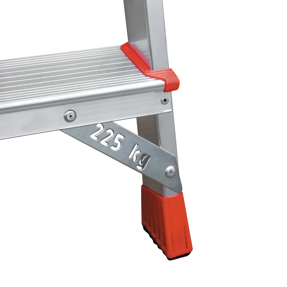 Стремянка с лотком для инструментов Новая Высота Артель 3 ступени алюминий STLM-2127682 - Вид №7