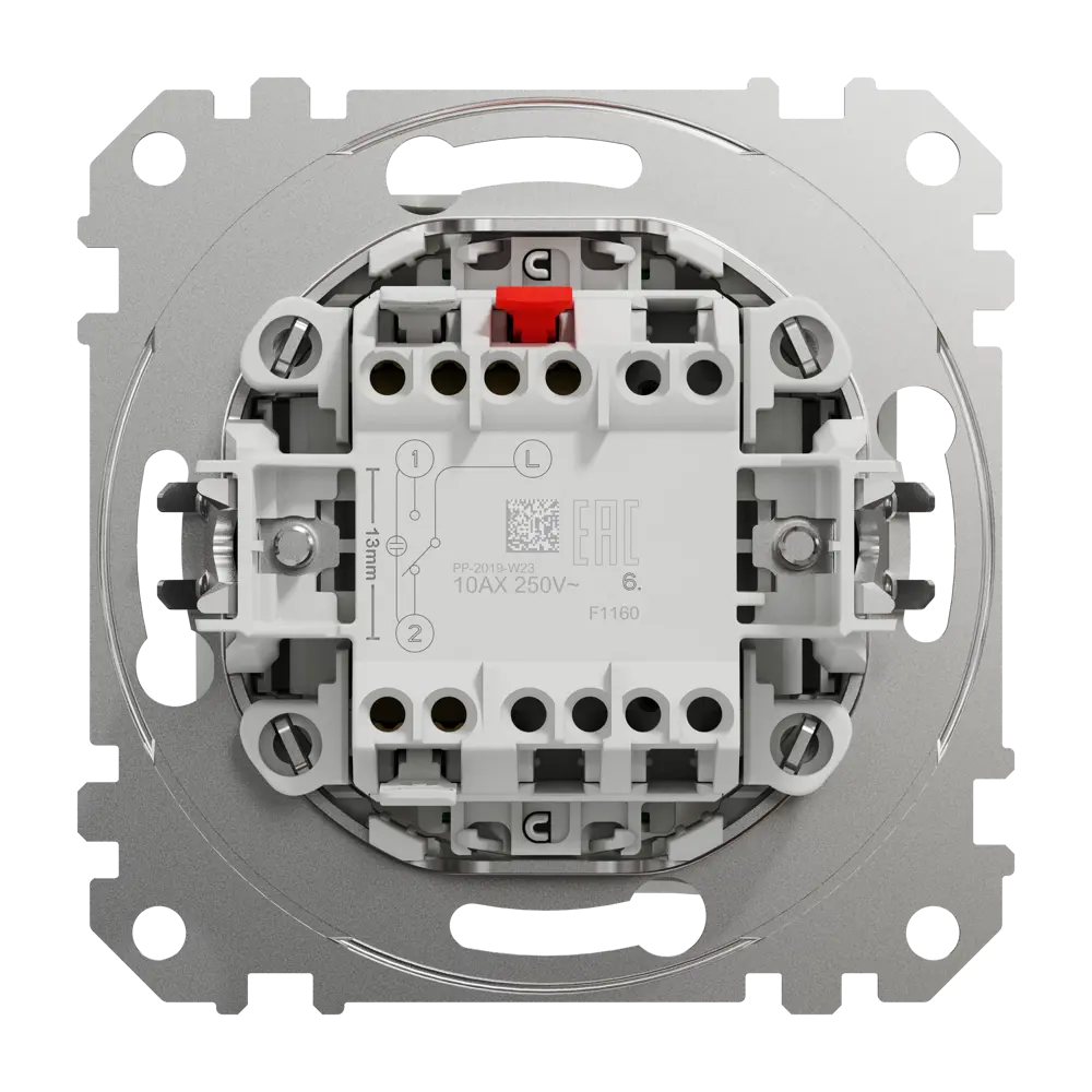 Переключатель проходной Systeme Electric Sedna Design 1 клавиша с подсветкой, цвет белый 84830233 STLM-2171328 Sedna Design Elements - Вид №2
