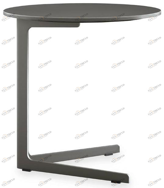 Poliform Круглый лакированный журнальный столик из мдф sun-id-1465398