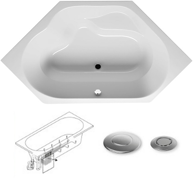 BA4800500000000_hit1 Ванна Riho Winnipeg Santreyd - Вид №1