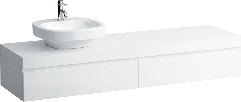H4051620754631 Столешница 1800мм с вырезом слева, включает 3 консоли LAUFEN PRO - Вид №1