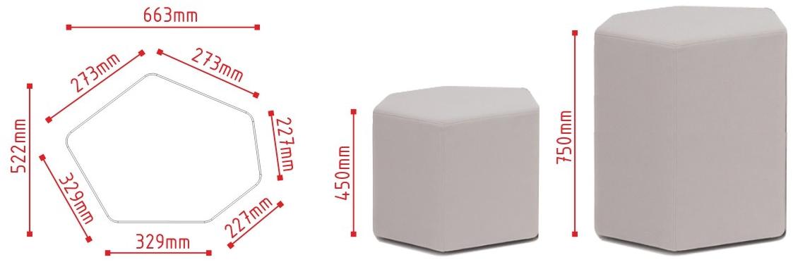 MDD Пуф обтянут экокожей с огнестойкой набивкой Bazalto sun-id-1428628 - Вид №19