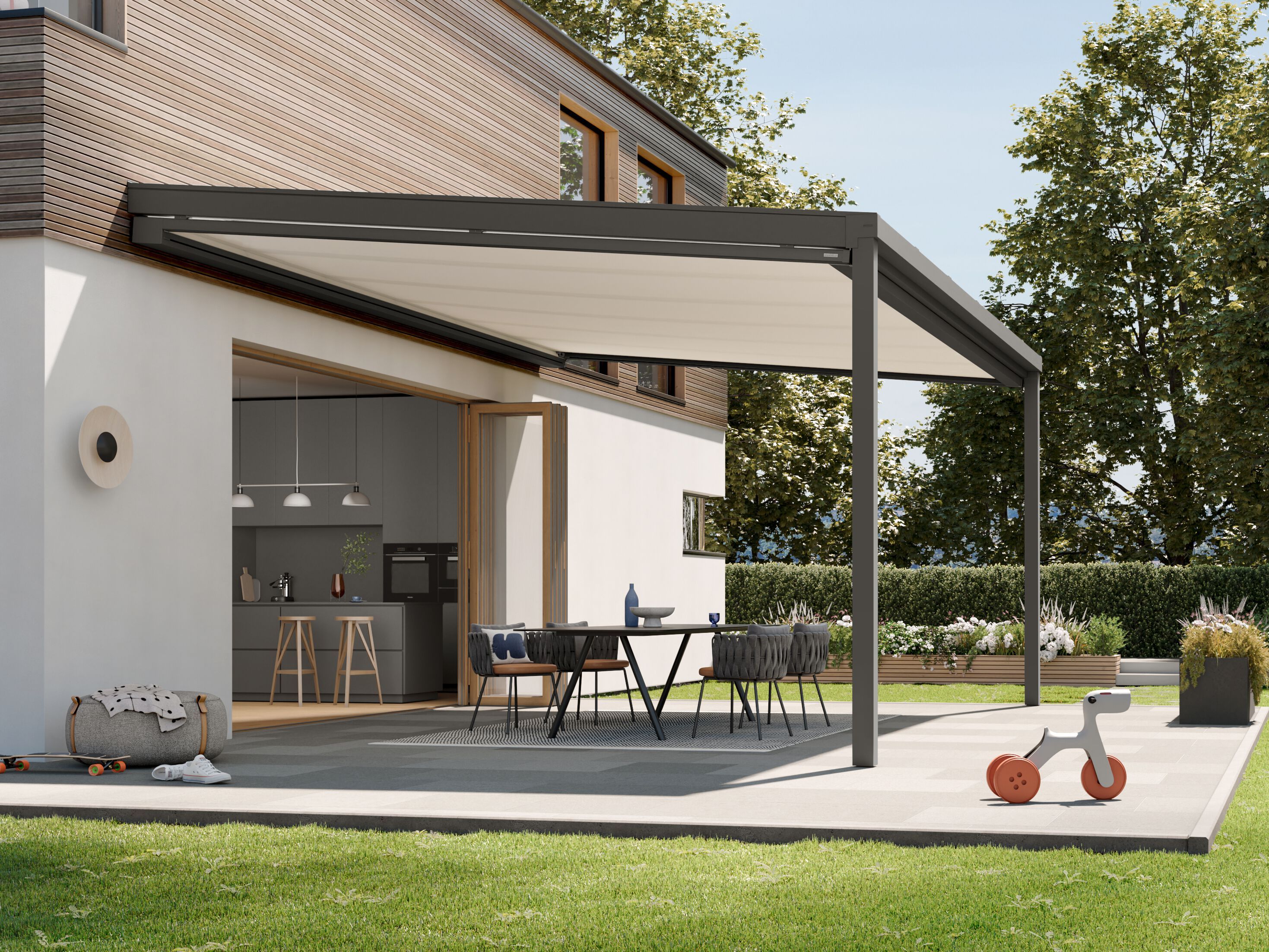 Мусорная палатка с направляющей системой markilux MARKILUX 679 ARCH-00125021