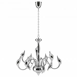 Подвесная люстра Lightstar Cigno Collo Ch 751124 LIGHTSTAR ДИЗАЙНЕРСКИЕ, CIGNO COLLO 056061 Хром