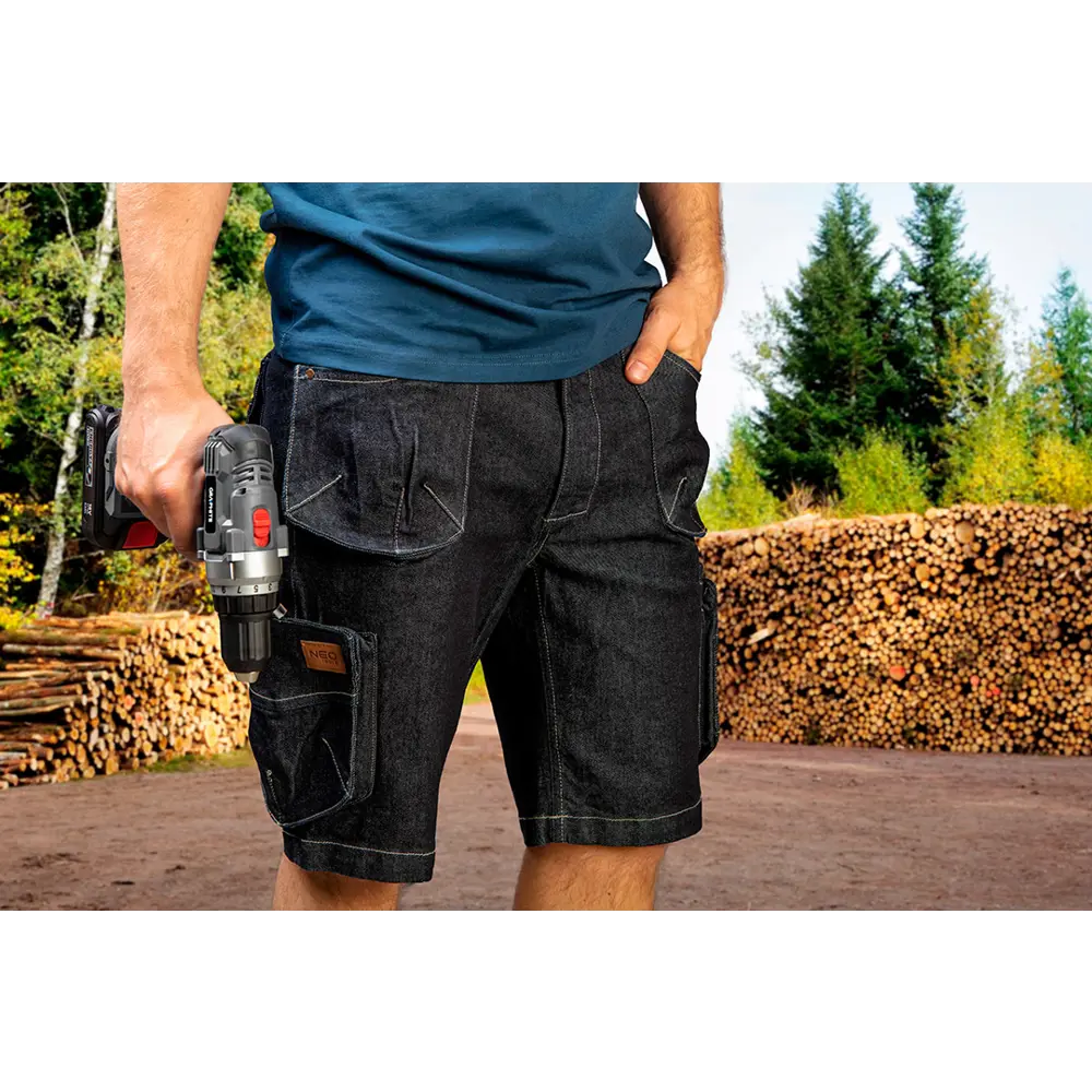Шорты Neo Tools Denim синие размер S рост 175-178 83304048 STLM-2156630  - Вид №4