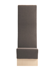 Space 251 h160 Модульная система сидений. Сиденье и спинка мягкие. Ламинат спереди, сбоку и сзади (толщина стороны 2 см). Линейный модуль 70 см. Спинка H 160 см. Et al. Space